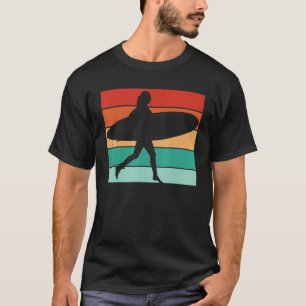 Camiseta Surfing Water Sport Surf Board Retro Surfer