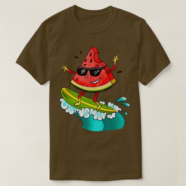 Camiseta Surfing Watermelon (Diseño del anverso)