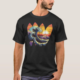Camiseta Surfing Waves Surfboards