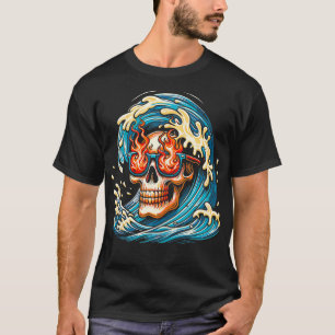 Camiseta Surfing Waves Surfrider Surfboard Surfboard