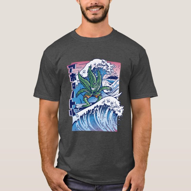 Camiseta Surfing Weed T-Shirt (Anverso)