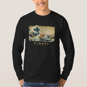 Camiseta Surfing Yorkshire Ola Kanagawa Perro Japonés