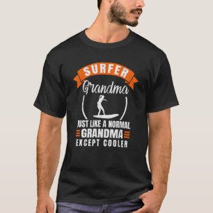Camiseta Surfista Abuela Surfing Abuela Abuela Mujeres Surf