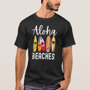 Camiseta Surfista Aloha Hawaii Island Playas de Hawái