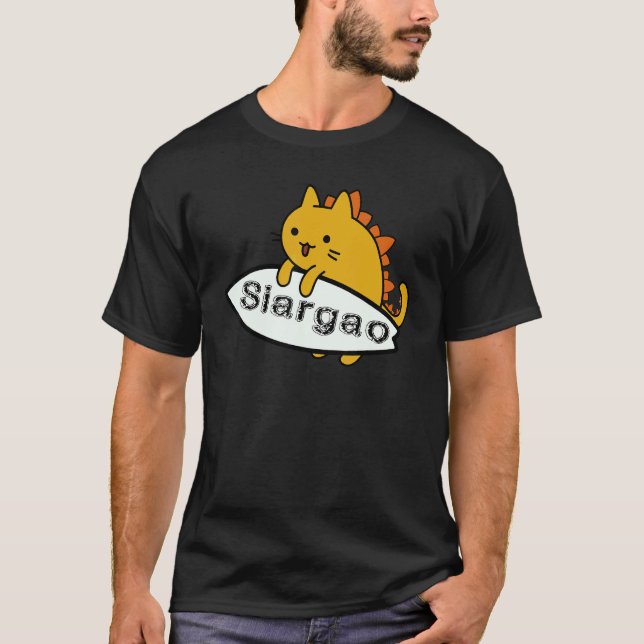 Camiseta Surfista catzilla surfer Siargao (Anverso)