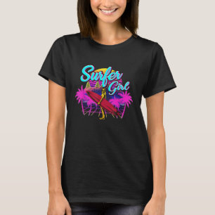 Camiseta Surfista Chica Surfing Women Surfboard Gift