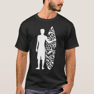 Camiseta Surfista Con Surfboard