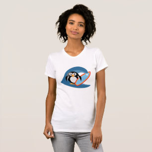 Camiseta Surfista de pingüino