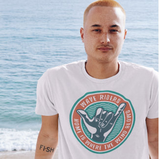 Camiseta Surfista de Shaka Summer Beach