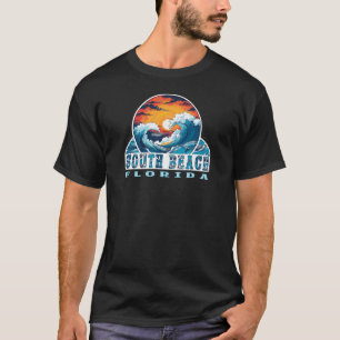Camiseta surfista de South Beach Florida