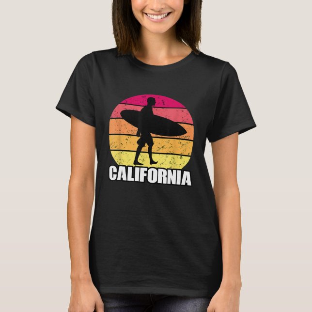 Camiseta Surfista de Surfing California (Anverso)