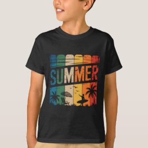 Camiseta Surfista de tabla de surf retro de playa vintage