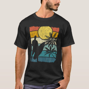 Camiseta Surfista deportiva náutica retro tropical