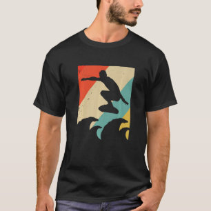 Camiseta Surfista En Olas Vintage Surfing