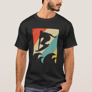 Camiseta Surfista En Olas Vintage Surfing
