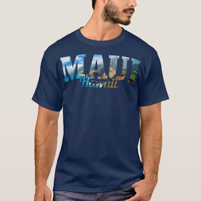 Camiseta Surfista Maui Hawaii Hawái (Anverso)