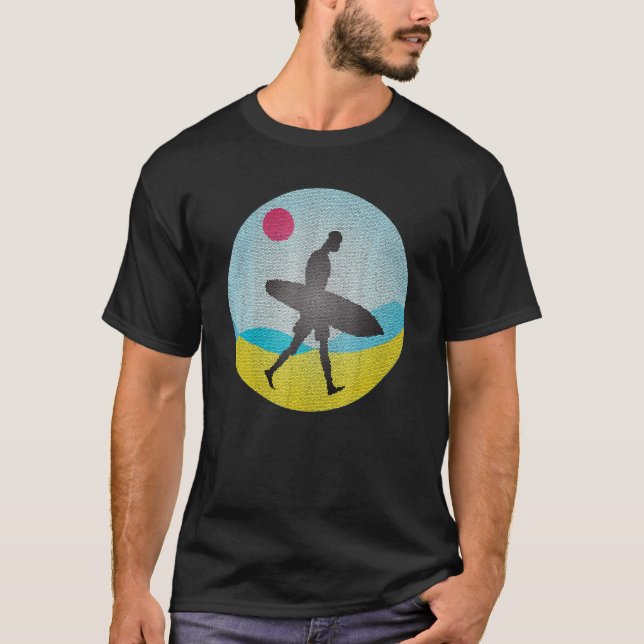Camiseta Surfista Mosaic de Guay (Anverso)