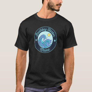 Camiseta Surfista náutico de recuerdo de Boothbay Harbour M