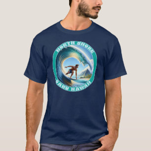 Camiseta Surfista North Shore Oahu Hawái