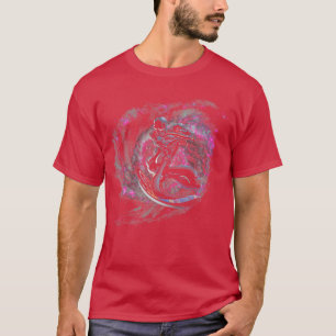 Camiseta Surfista plateado en el espacio
