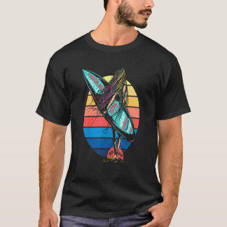 Camiseta Surfista Retro Atardecer Tabla De Surf Surfing 1