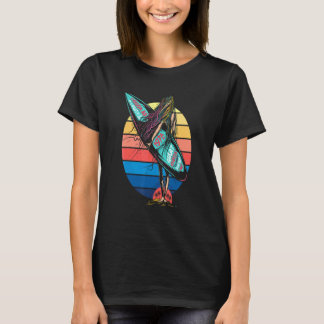 Camiseta Surfista Retro Atardecer Tabla De Surf Surfing 1