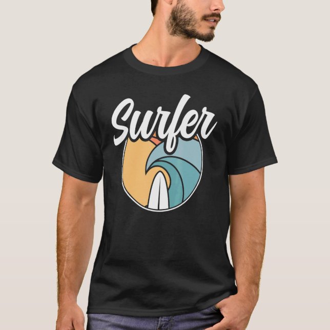 Camiseta Surfista Sayings Surfing Surfboard Surf (Anverso)