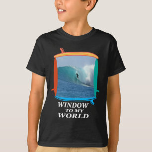 Camiseta Surfista, Surf, Olas, Océano, Ventana de tablas de