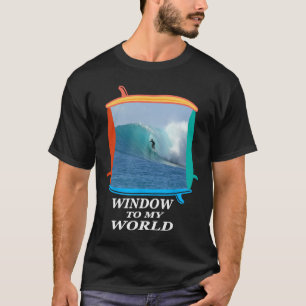 Camiseta Surfista, Surf, Olas, Océano, Ventana de tablas de