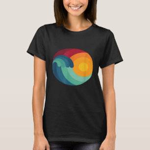 Camiseta Surfista Surfboard Sunset Kitesurfer Wakeboard WWW