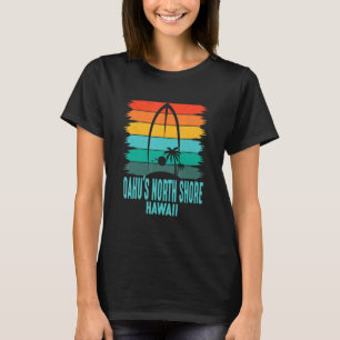 Camiseta Surfista Tabla de surf costa norte de Oahu surfist
