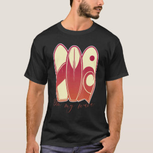 Camiseta Surfista Vintage En Mi Surf De Onda