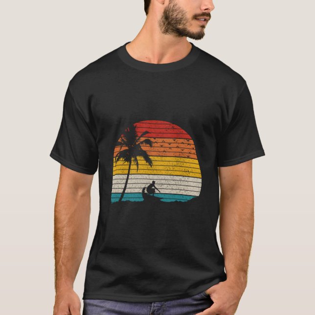 Camiseta Surfista Vintage Retro Surfing Beach Surfing (Anverso)