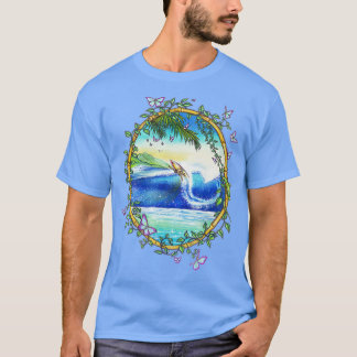 Camiseta Surfista Vintage Retro Throwback 70