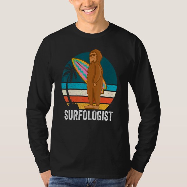 Camiseta Surfista Vintage Surfológico Para Mujeres 1 (Anverso)