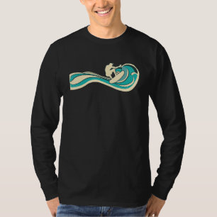 Camiseta Surfista Wave Wave Retro Surf Beach Retro