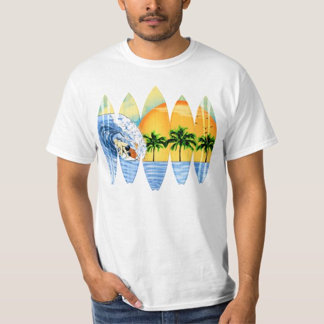 Camiseta Surfista Y Surf (Anverso)