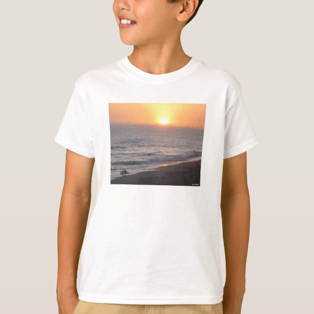 Camiseta Surfistas al atardecer (Anverso)