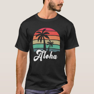 Camiseta Surfistas de Hibiscus Flower Aloha Hawaii