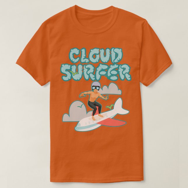 Camiseta Surfistas de la nube (Diseño del anverso)