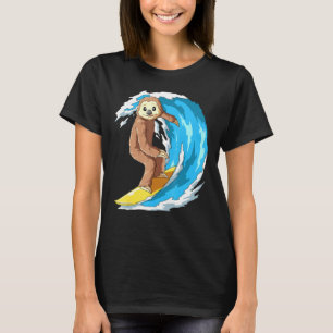 Camiseta Surfistas Sloth Surf Surfboard Surfboard Surfboard
