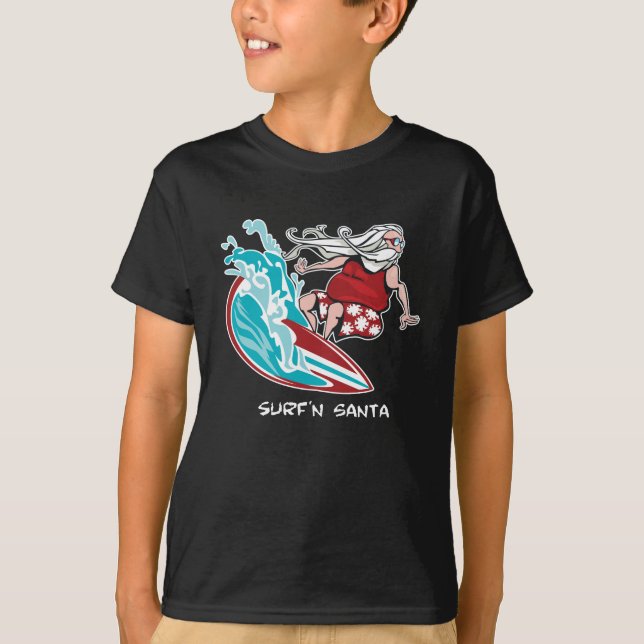 Camiseta Surf'n Santa (Anverso)