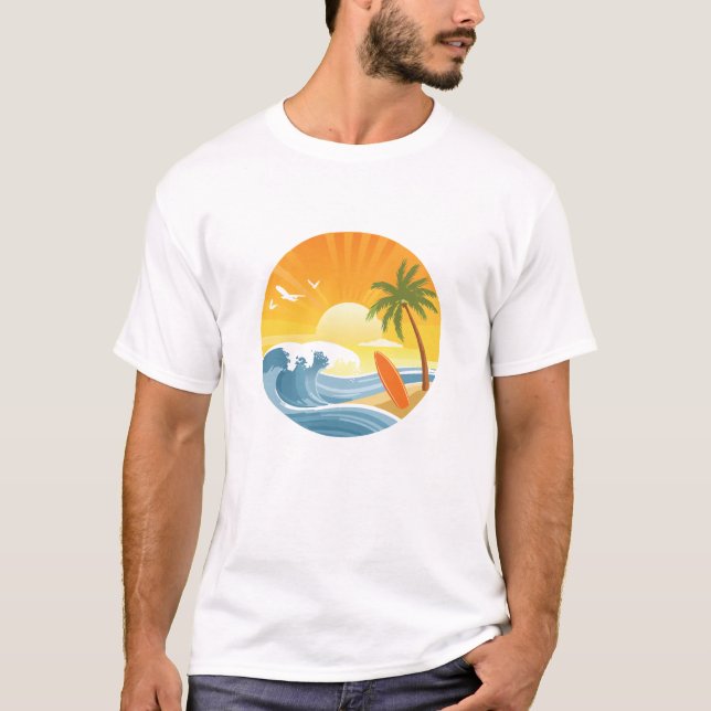 Camiseta ¡Surf's Up! (Anverso)