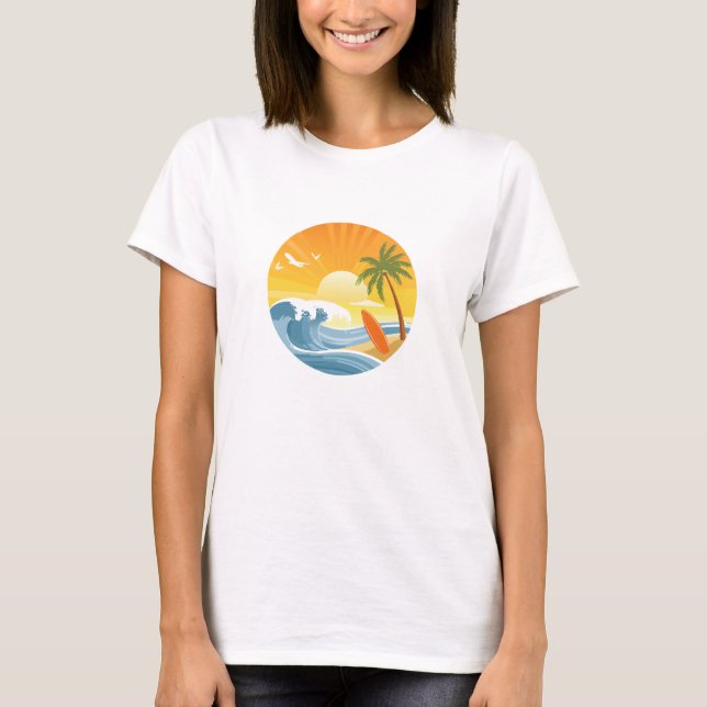 Camiseta ¡Surf's Up! (Anverso)