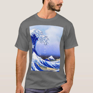Camiseta Surfs Up Great Wave Hokusai