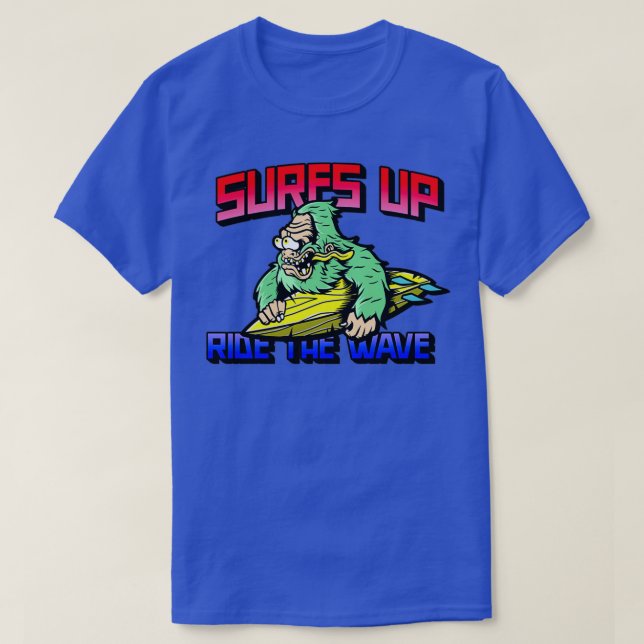 CAMISETA SURFS UP RIDE LA OLA (Diseño del anverso)