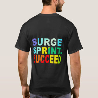Camiseta Surge, Sprint, exitoso.