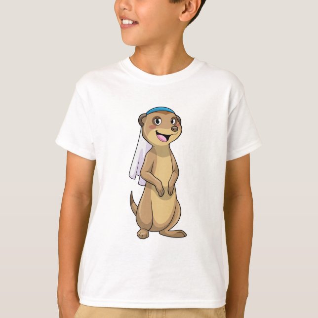 Camiseta Suricata como novia con velo (Anverso)