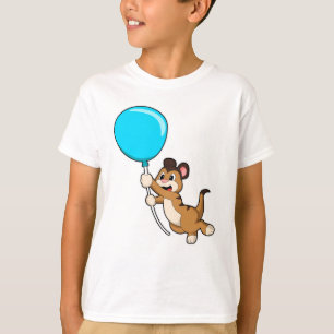 Camiseta Suricata con globo