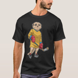 Camiseta Suricata Hockey sobre hielo Palo de hockey sobre h
